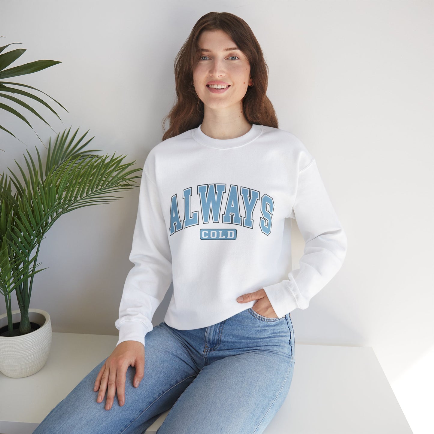 Always Cold Unisex Heavy Blend™ Crewneck Sweatshirt