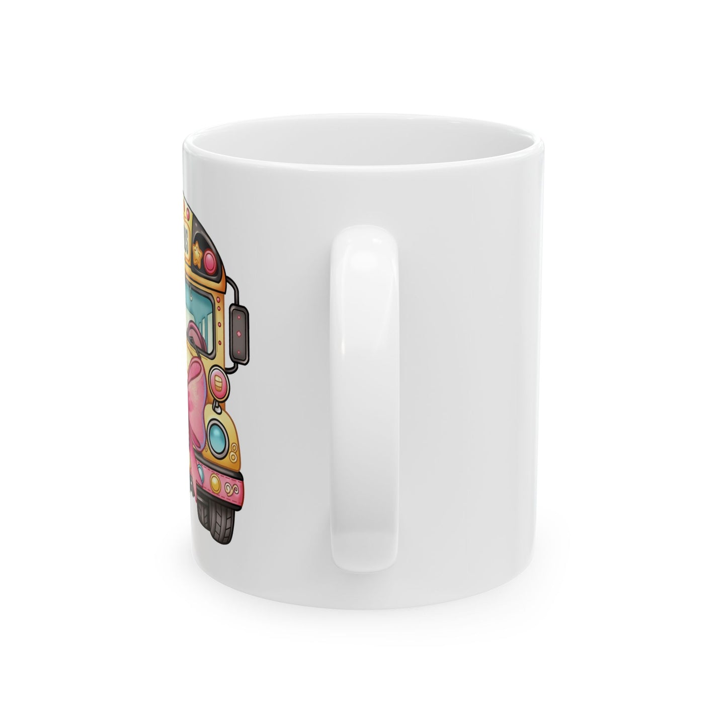 School Bus Ceramic Mug, (11oz, 15oz)