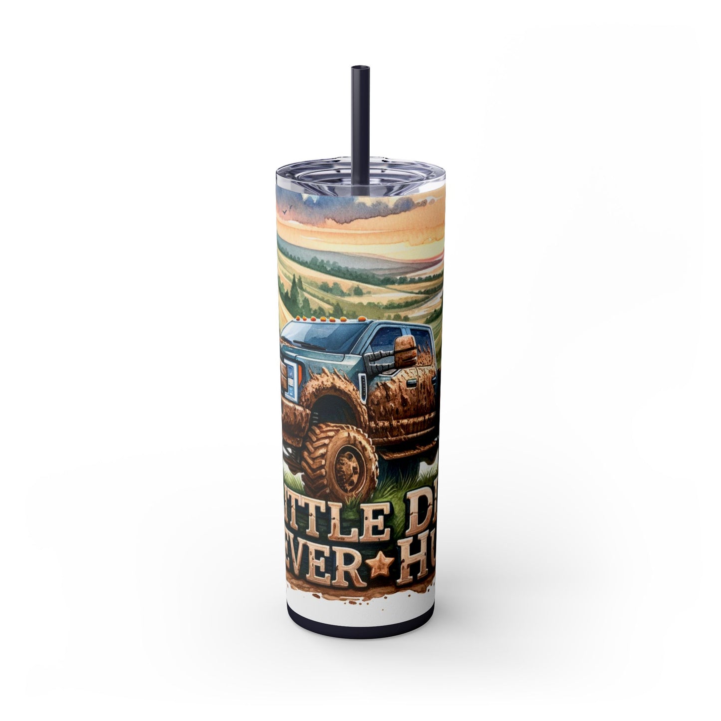 Skinny Tumbler with Straw, 20oz