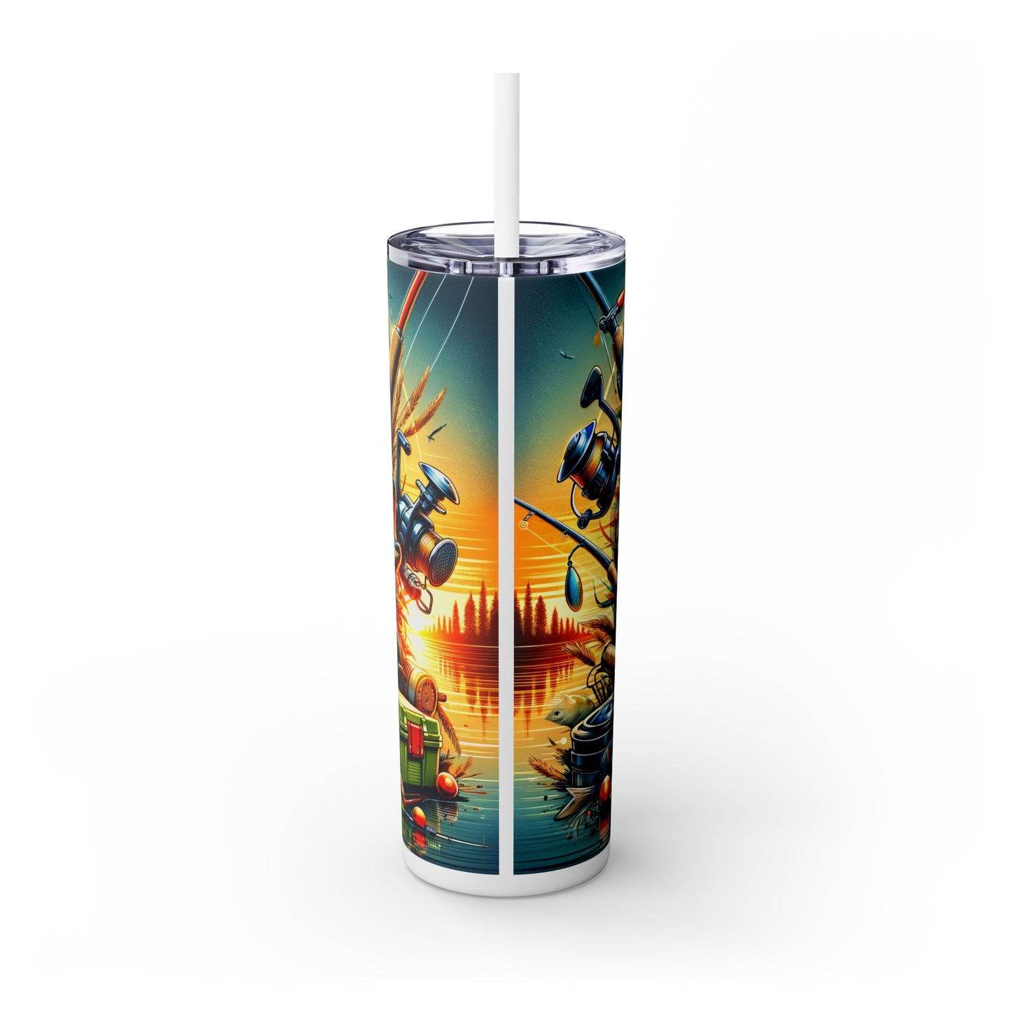 Fishing Life Skinny Tumbler