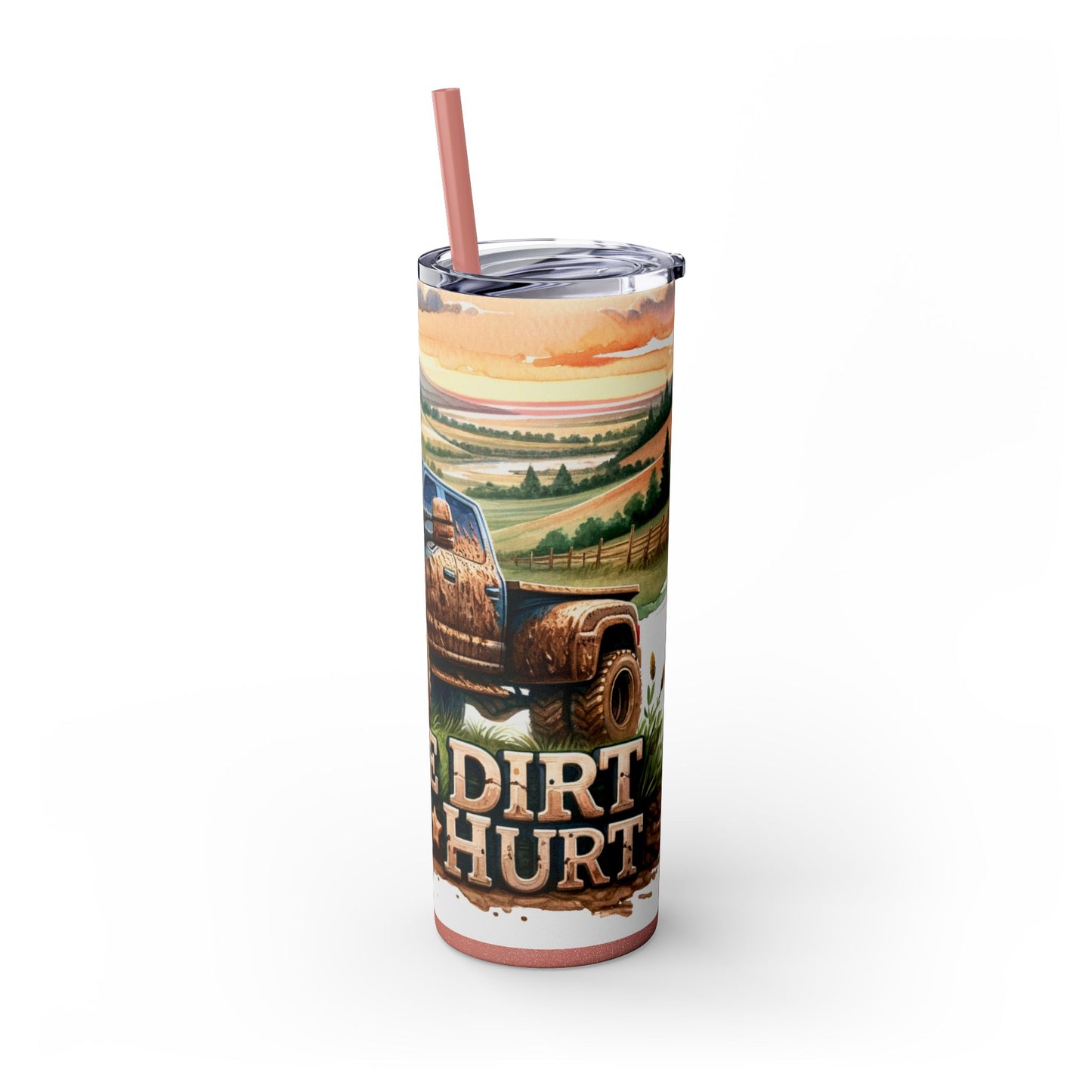 Skinny Tumbler with Straw, 20oz