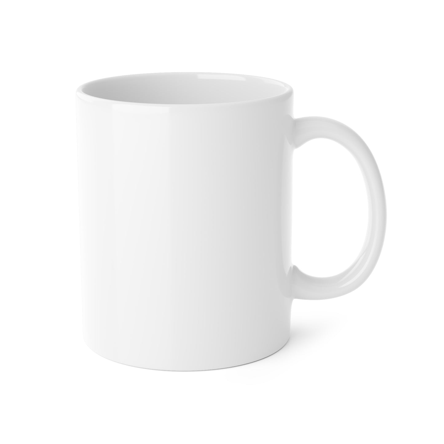 Cluck It! White Ceramic Mug, 11oz