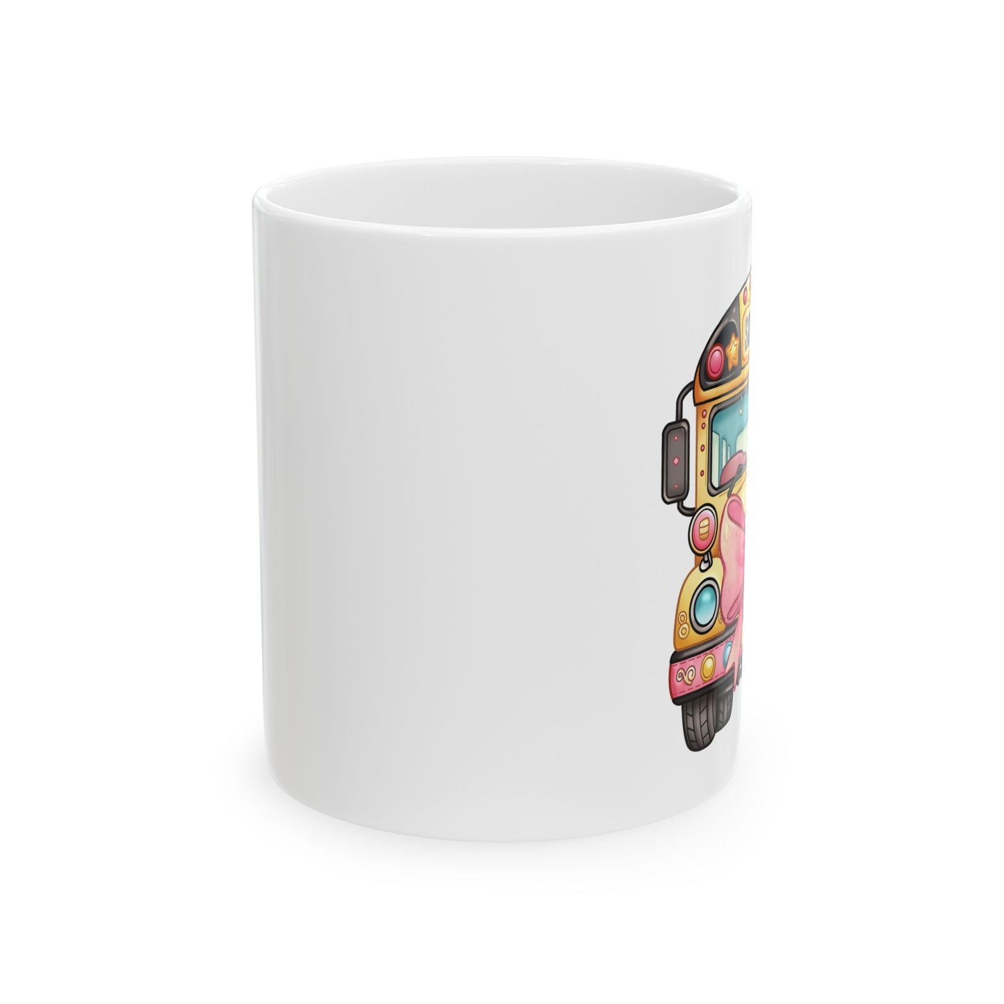 School Bus Ceramic Mug, (11oz, 15oz)