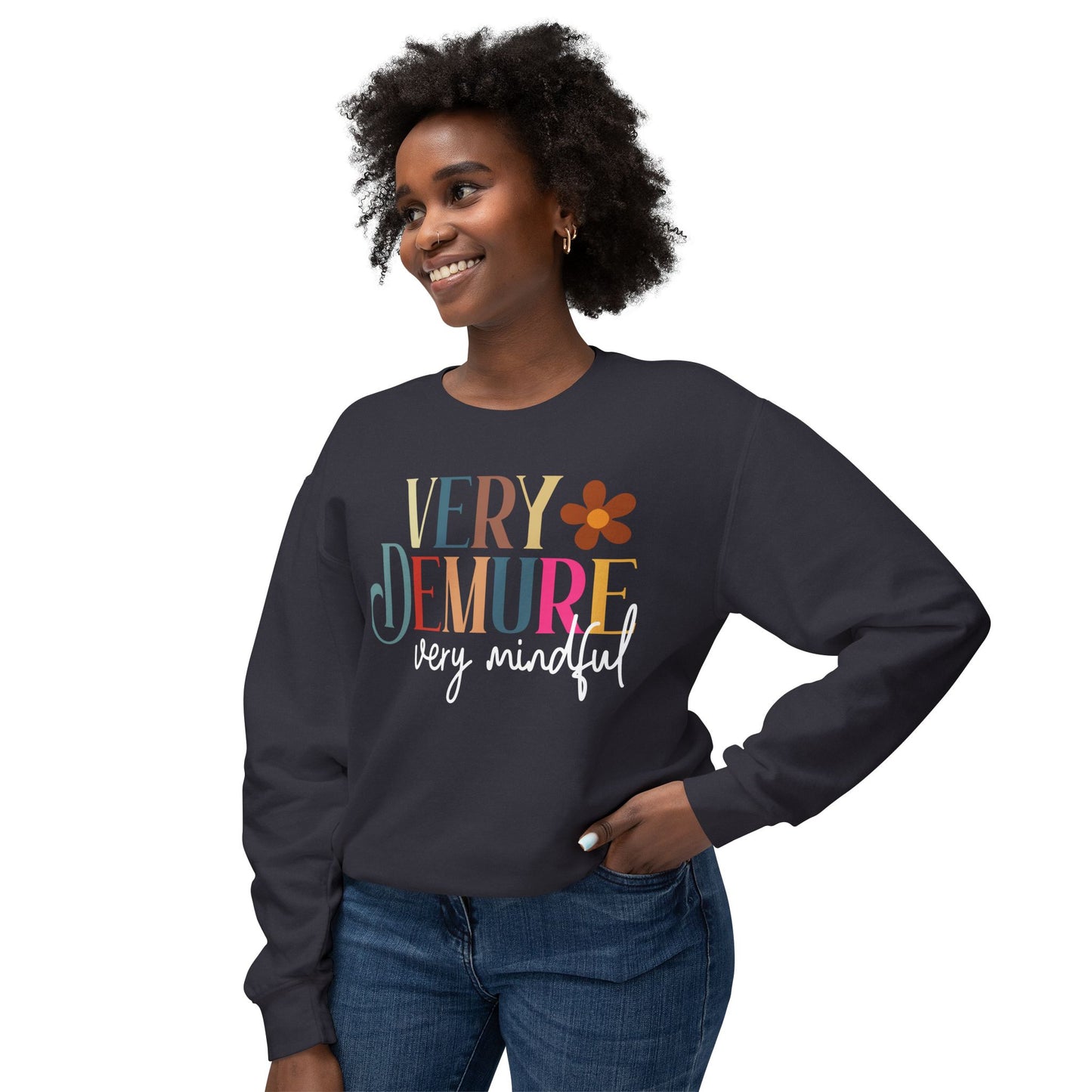 Very Demure, Very Mindful Crewneck Sweatshirt