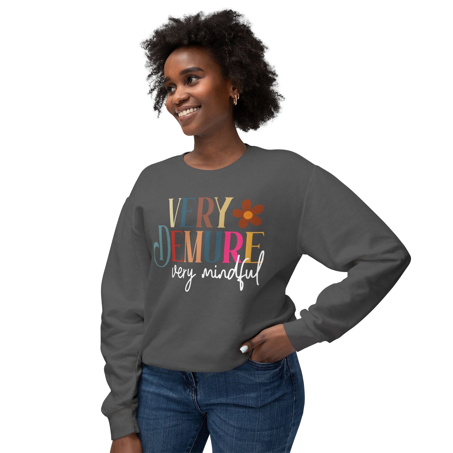 Very Demure, Very Mindful Crewneck Sweatshirt